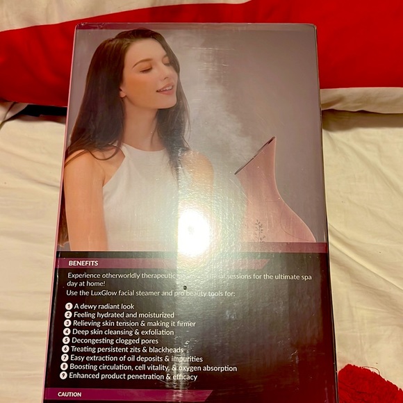 PINK: Vogue Now Luxglow Facial Steamer Home Spa Kit - Picture 4 of 6